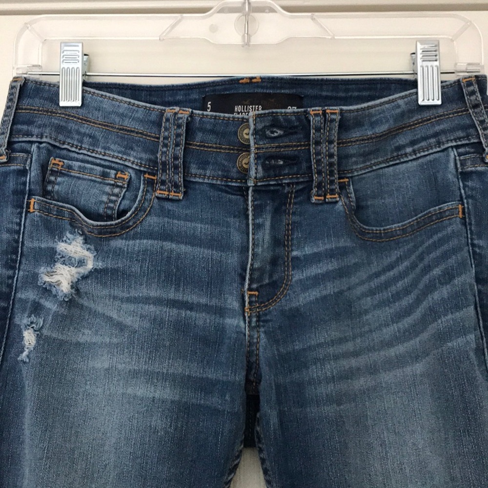 Hollister distressed boot cut jeans - Picture 3 of 6